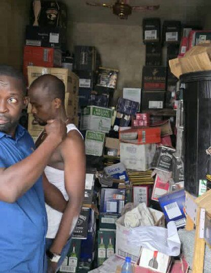 NAFDAC Arrest man Producing Fake Wines, Drinks Worth N114m