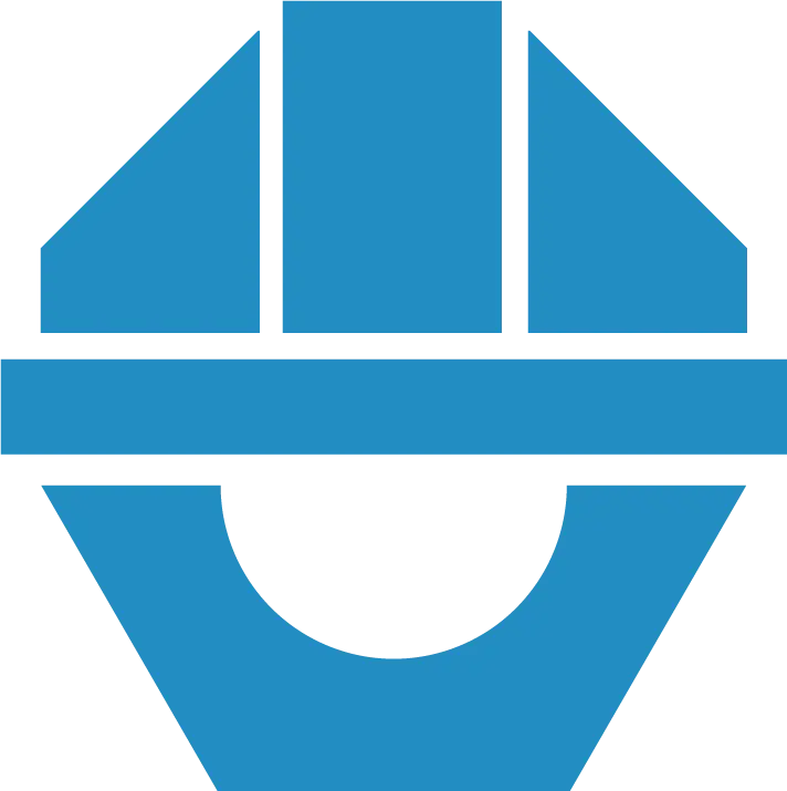 Ícono de ingeniería ambiental con estructura técnica y líneas de análisis.