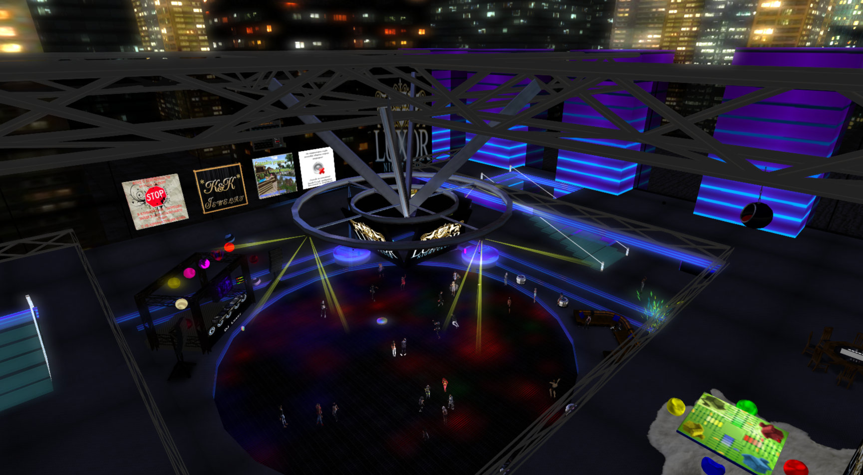 Dancing at Russian Club Luxor on the New Russia sim of Second Life