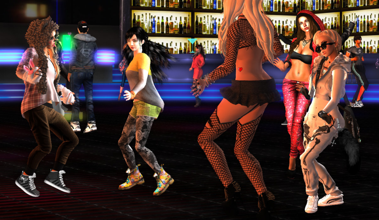 Dancing at Russian Club Luxor on the New Russia sim of Second Life