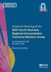 WHO South-East Asia Immunization Meeting: Shaping the Future of Vaccination (2025)