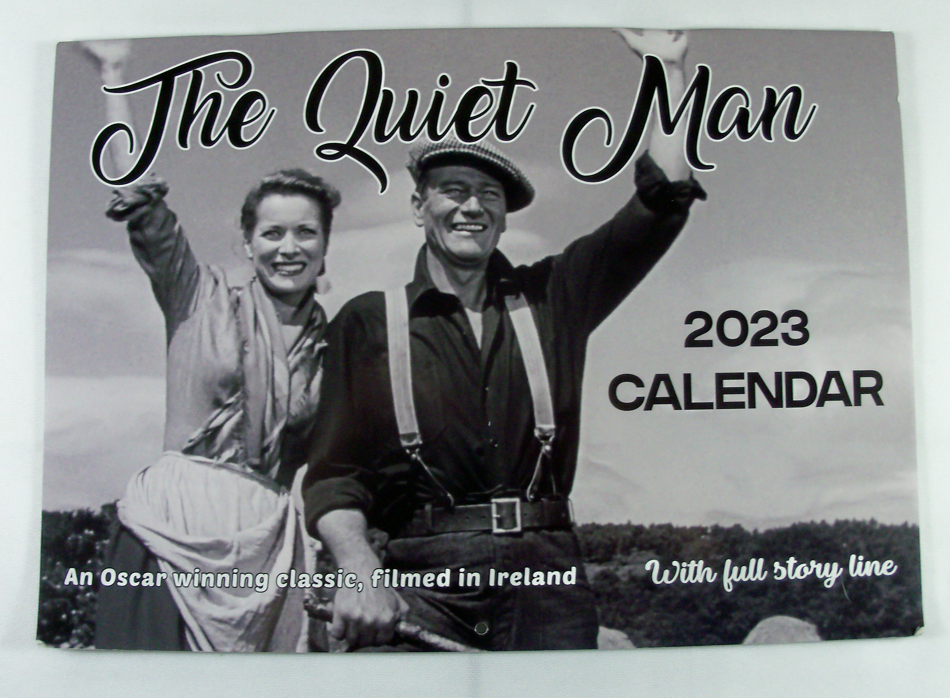 The 2023 Quiet Man Movie Black & White Calendar • Irish Ann