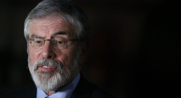 Gerry adams talks of brexit, war and the ira