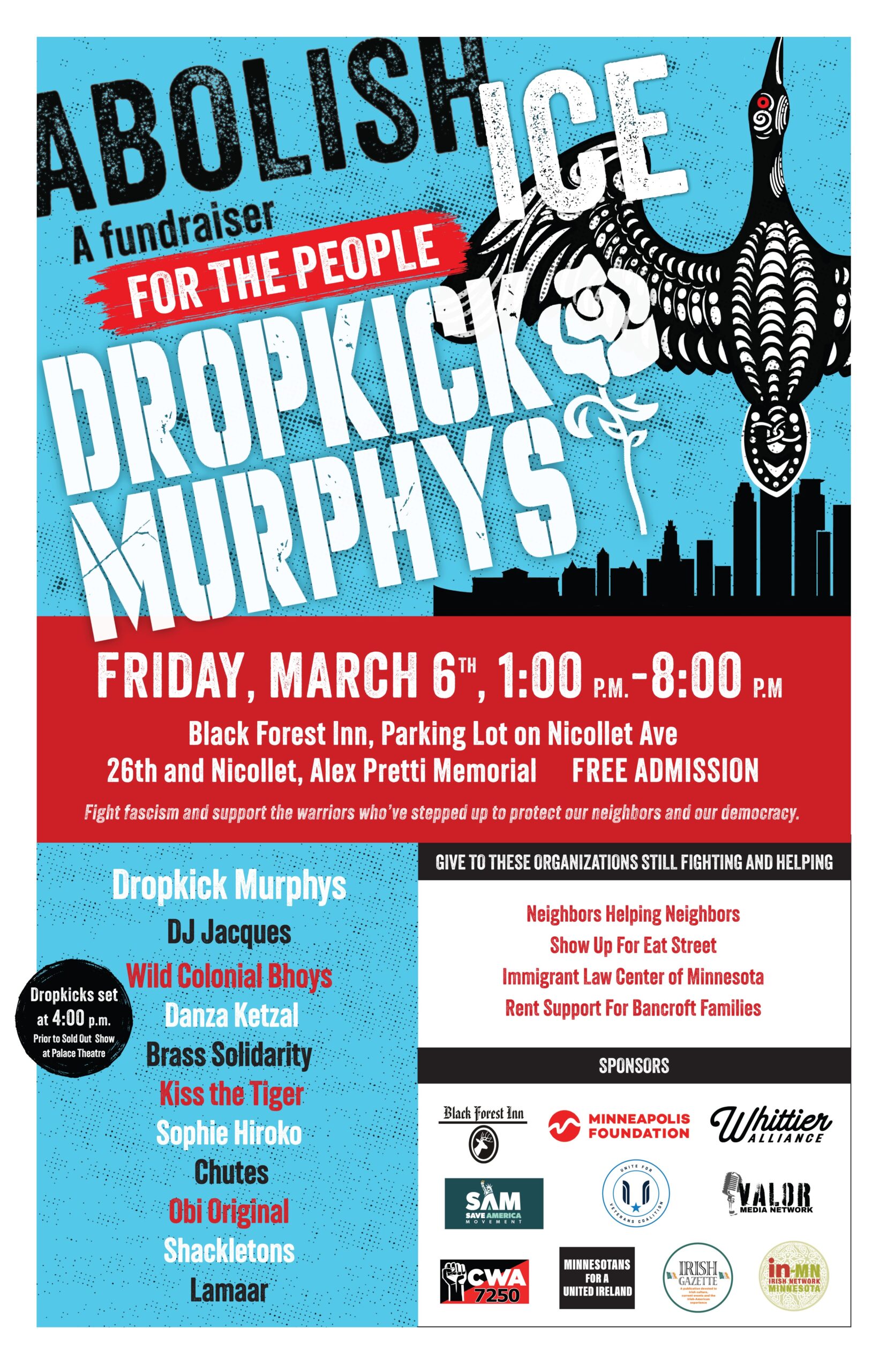 Dropkick Murphys Aid Concert – Irish Network Minnesota