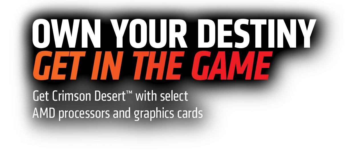 Get Crimson Desert with select AMD processors and graphics cards