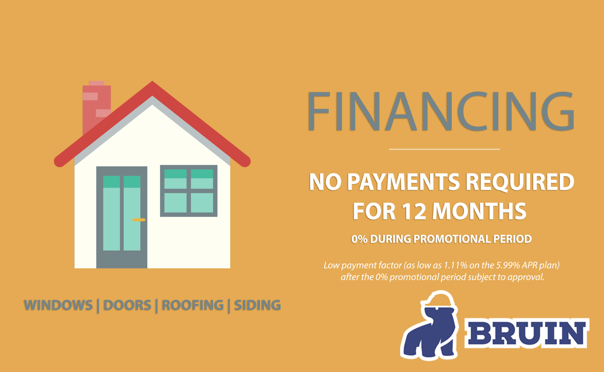 Home improvement financing