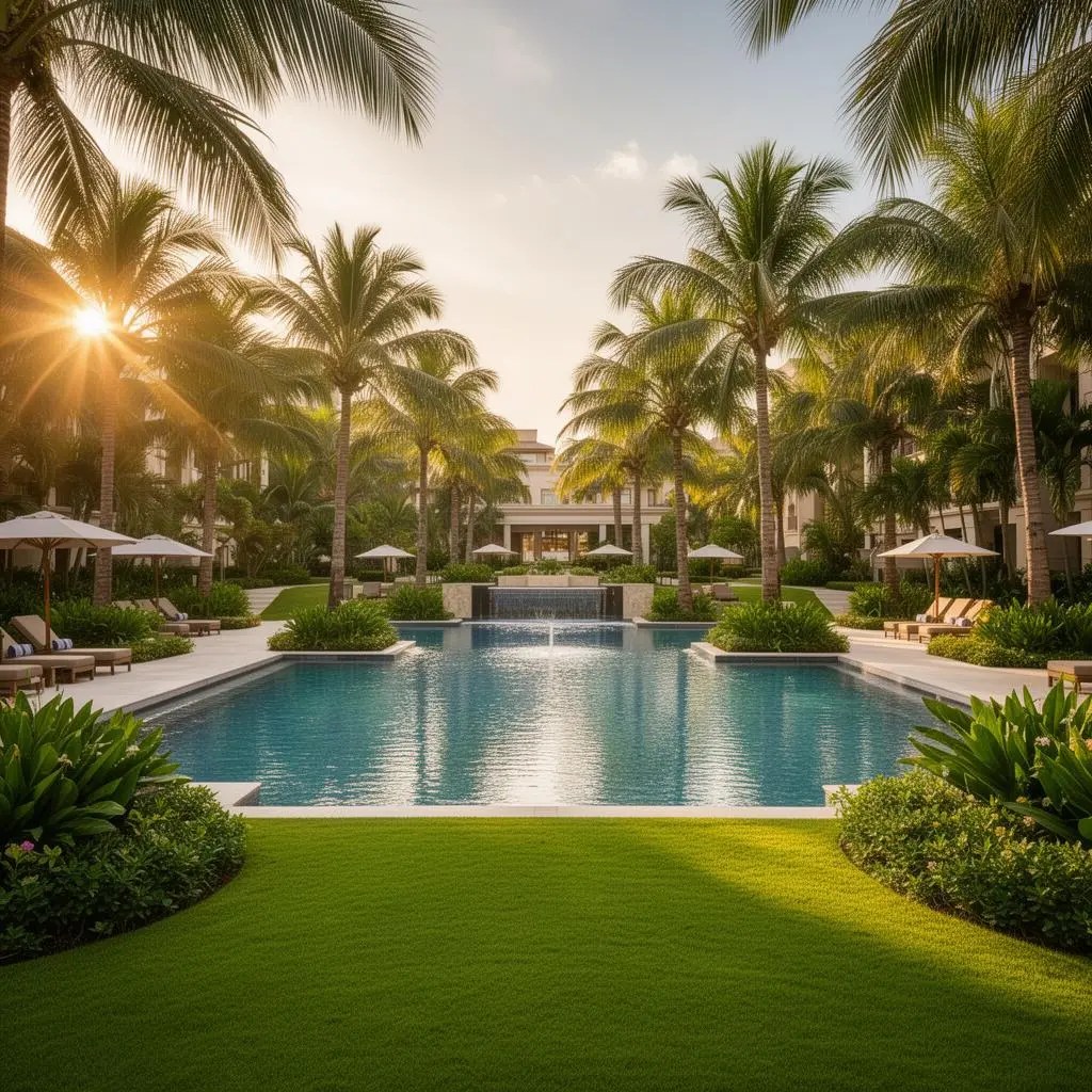 resort-grounds landscape enhancements
