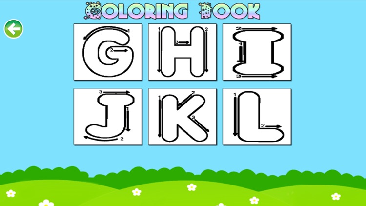 learn abc coloring book printable coloring pages with finger painting educational learning games for kid toddler by rorenzo doni