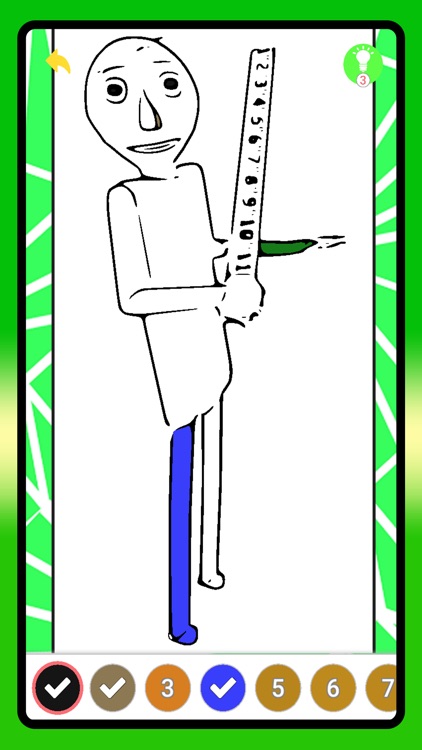 photo Baldi Coloring Pages happy baldi coloring mod by el