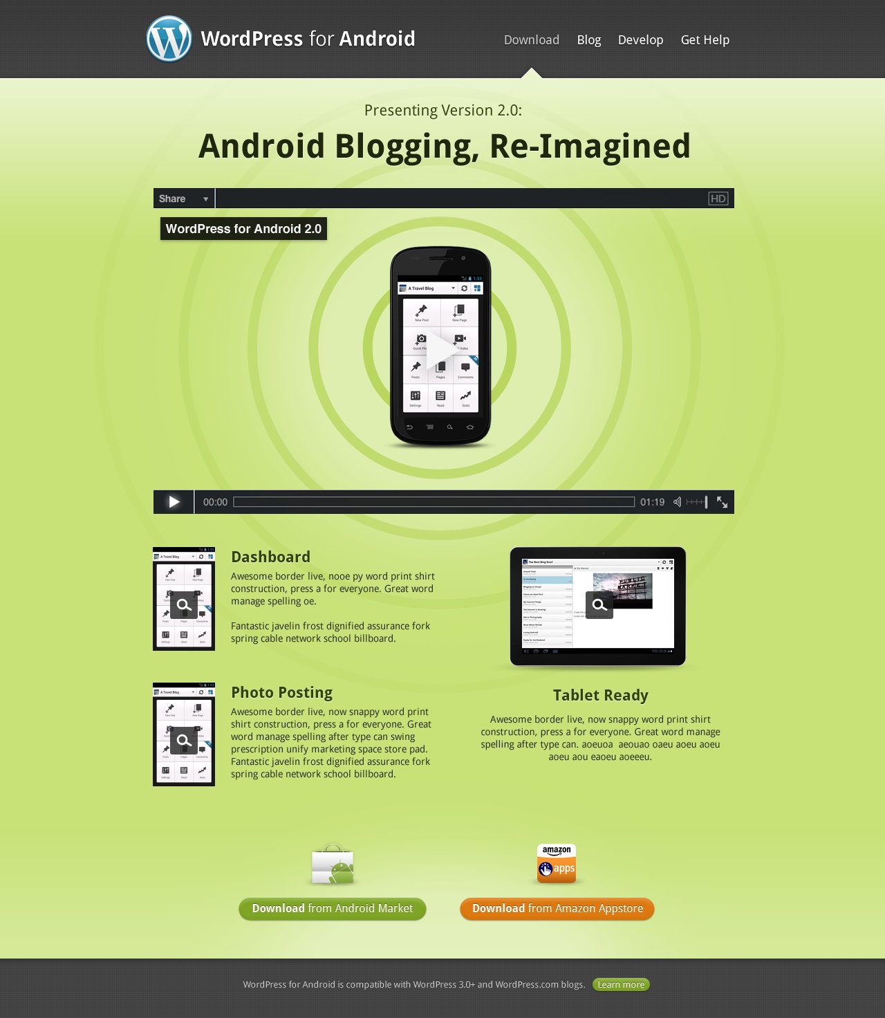 WordPress Mobile Apps Websites - Android