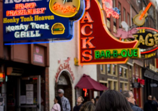 Broadway Street Downtown Nashville
