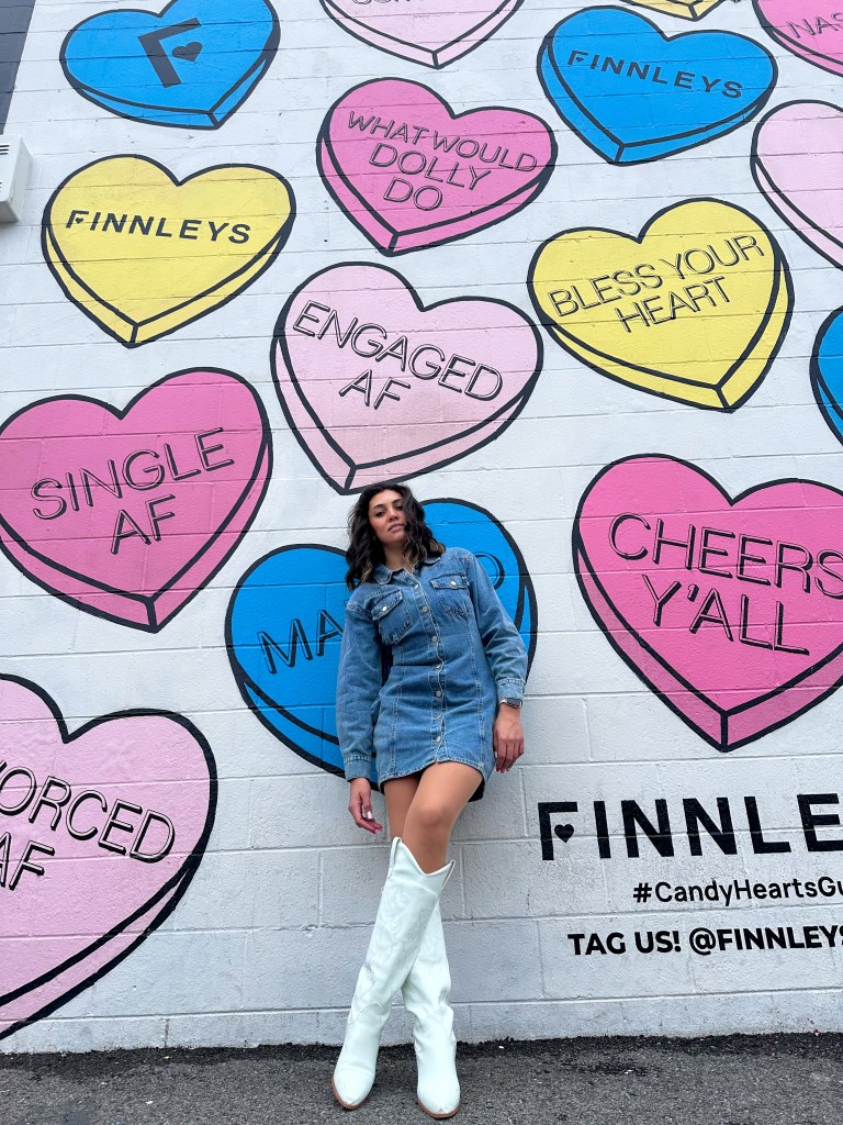 Candy Hearts Mural Nashville