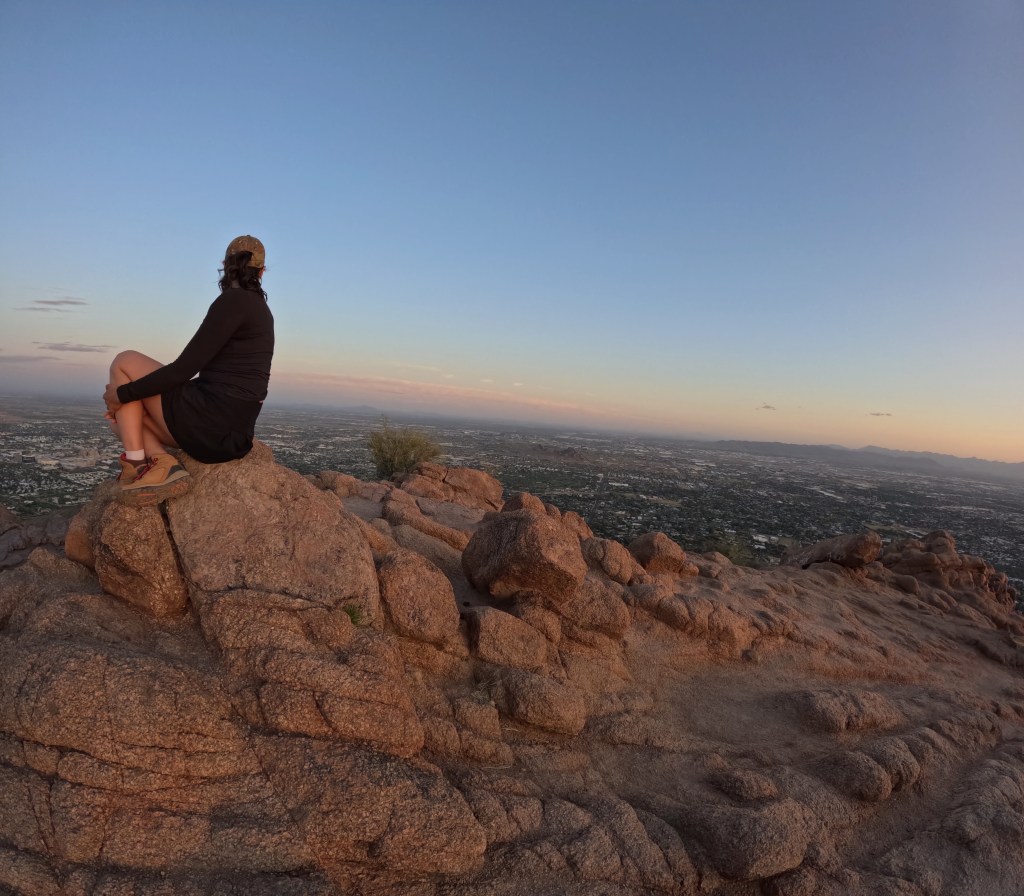 Sunset From Camelback Mountain Summit