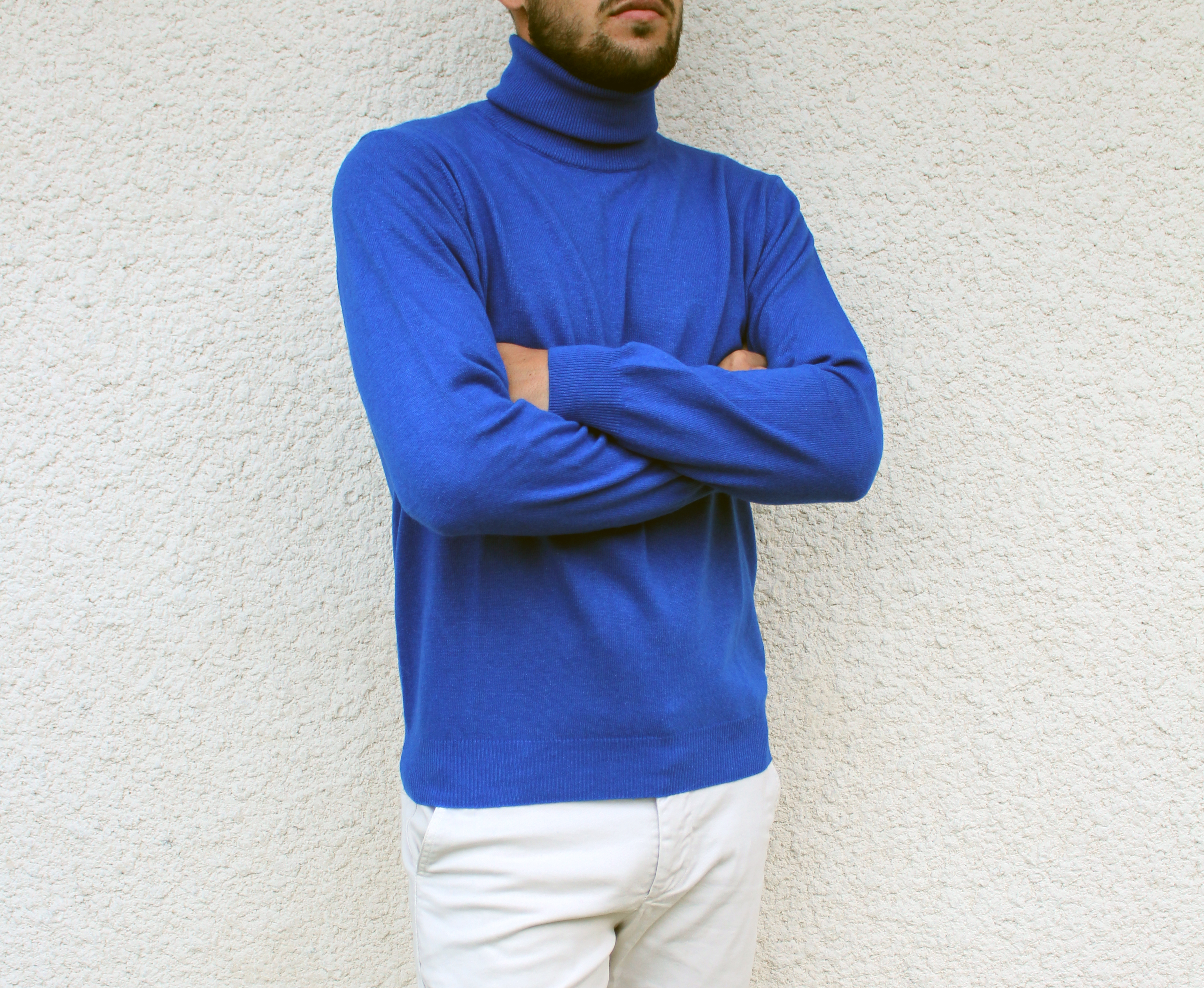 Pull Homme, col roulé