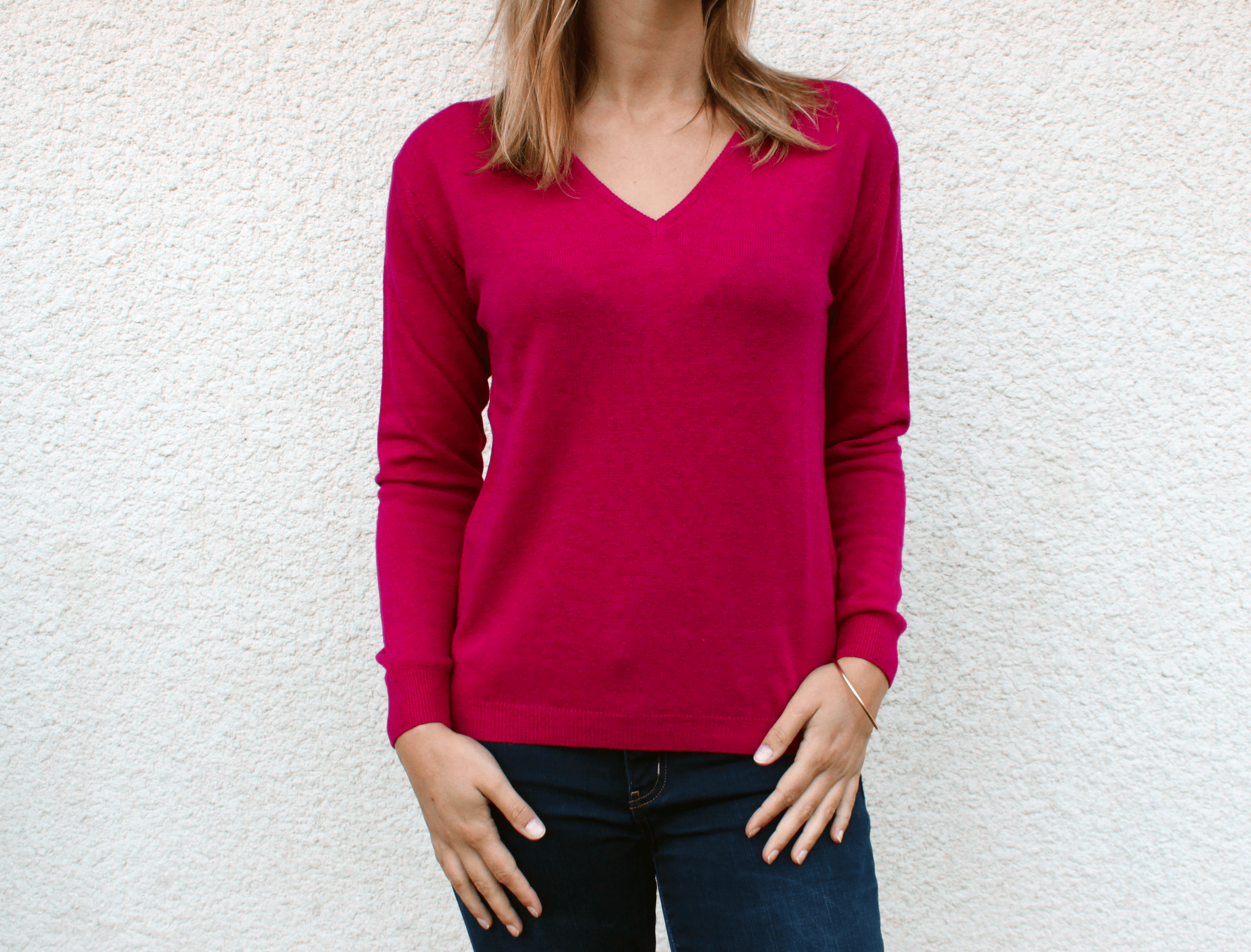 Pull Femme, col V