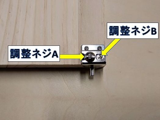 調整ネジA・B