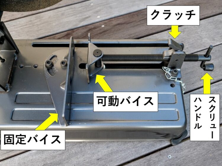 バイス部分詳細