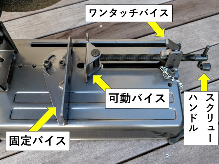 バイス部分詳細