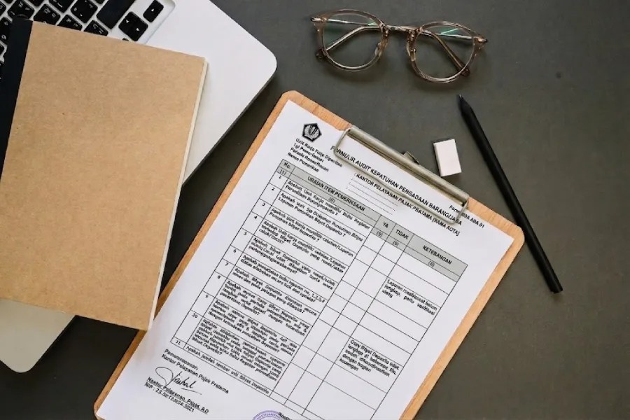 lembaran kertas kerja audit