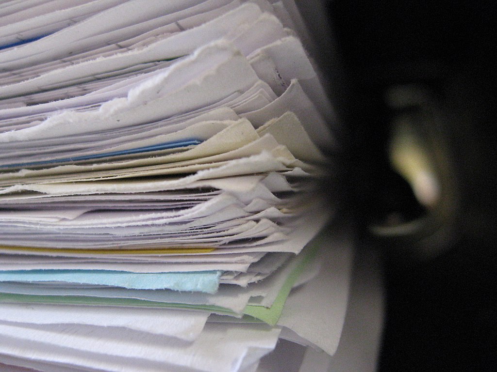 stack of paper