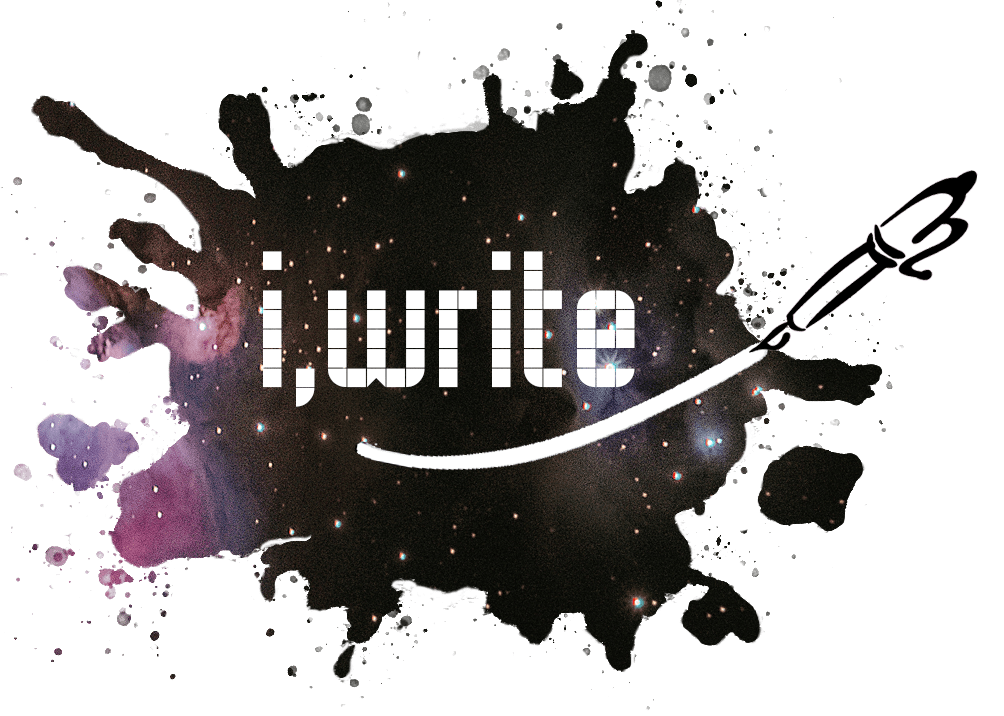 logo for "i, write"