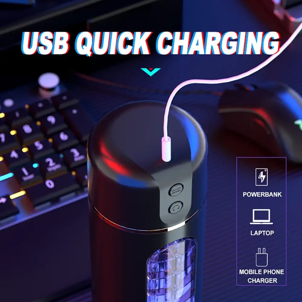 automatic masturbator with multiple vibration