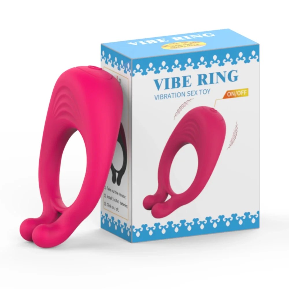 delay ejaculation vibrating penis ring for men