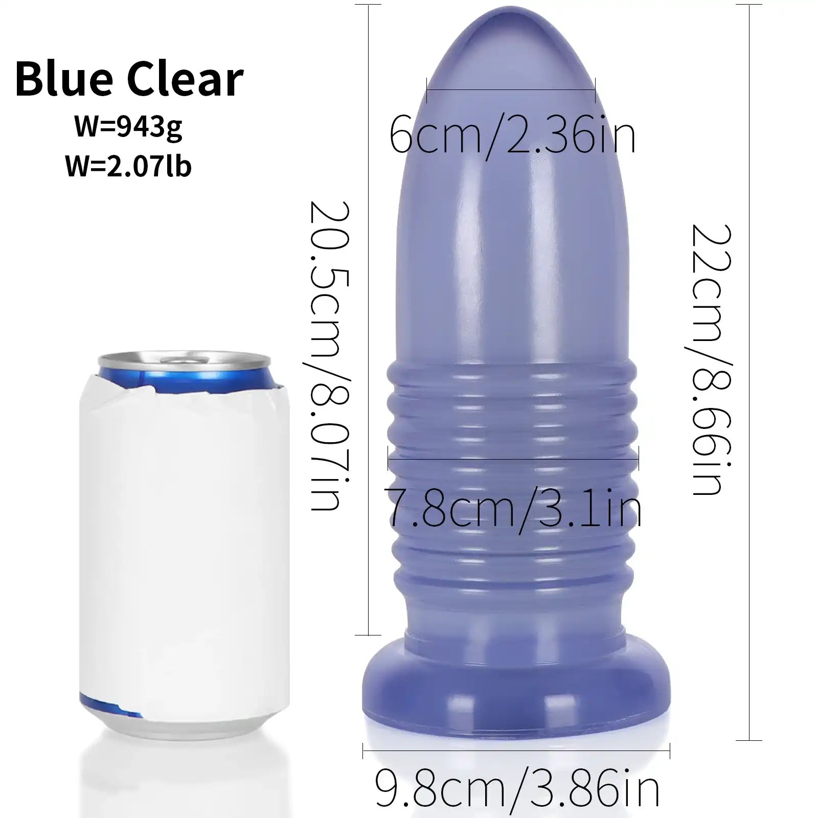 flesh colored plastic butt plug