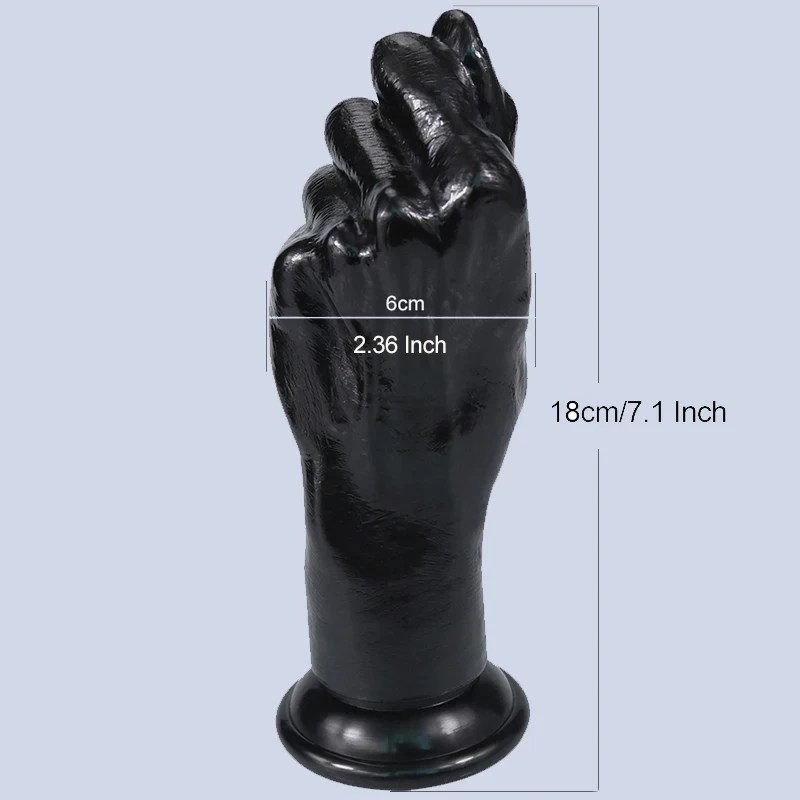 large flesh colored hand plug