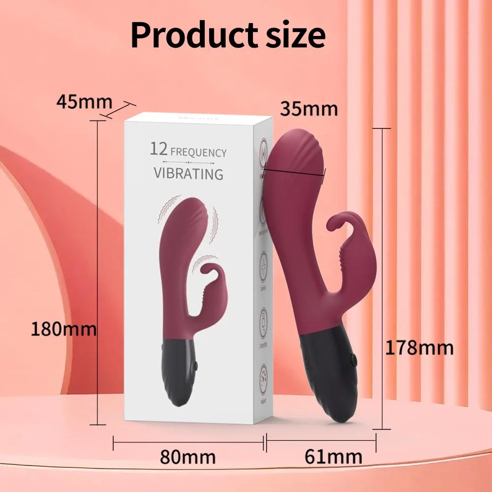 rabbit vibrator with multiple vibration patterns