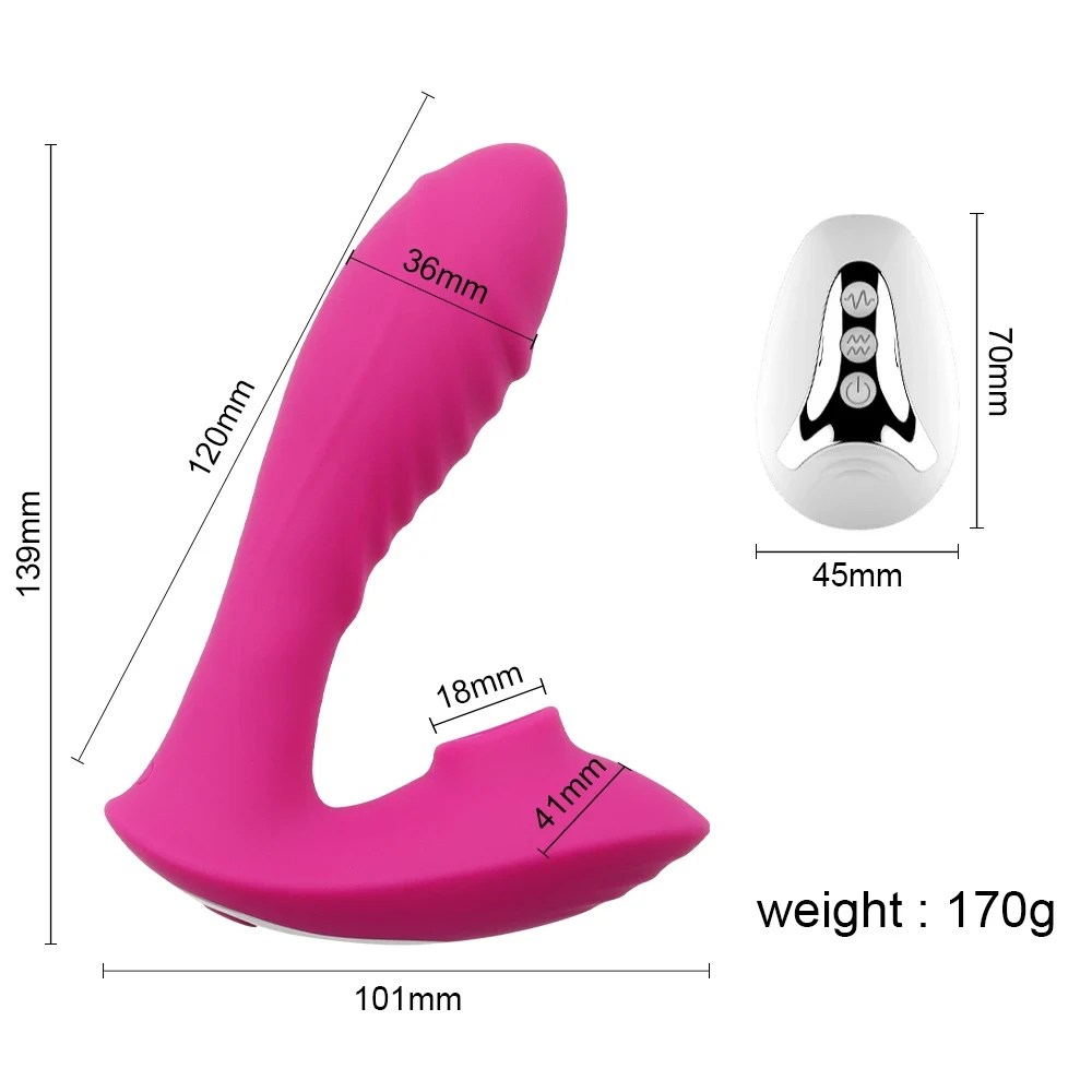 remote vibrator with multiple vibration patterns