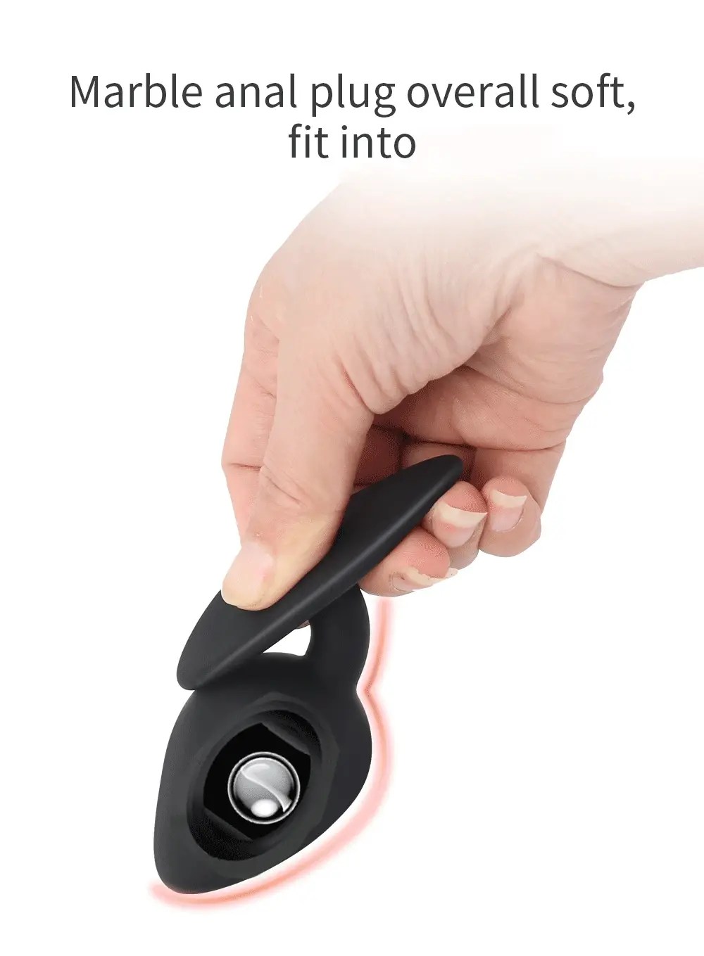 silicone anus dilator plug small size