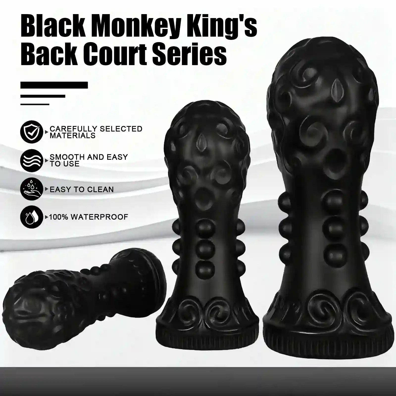 therosetoy store smooth plastic butt plug large