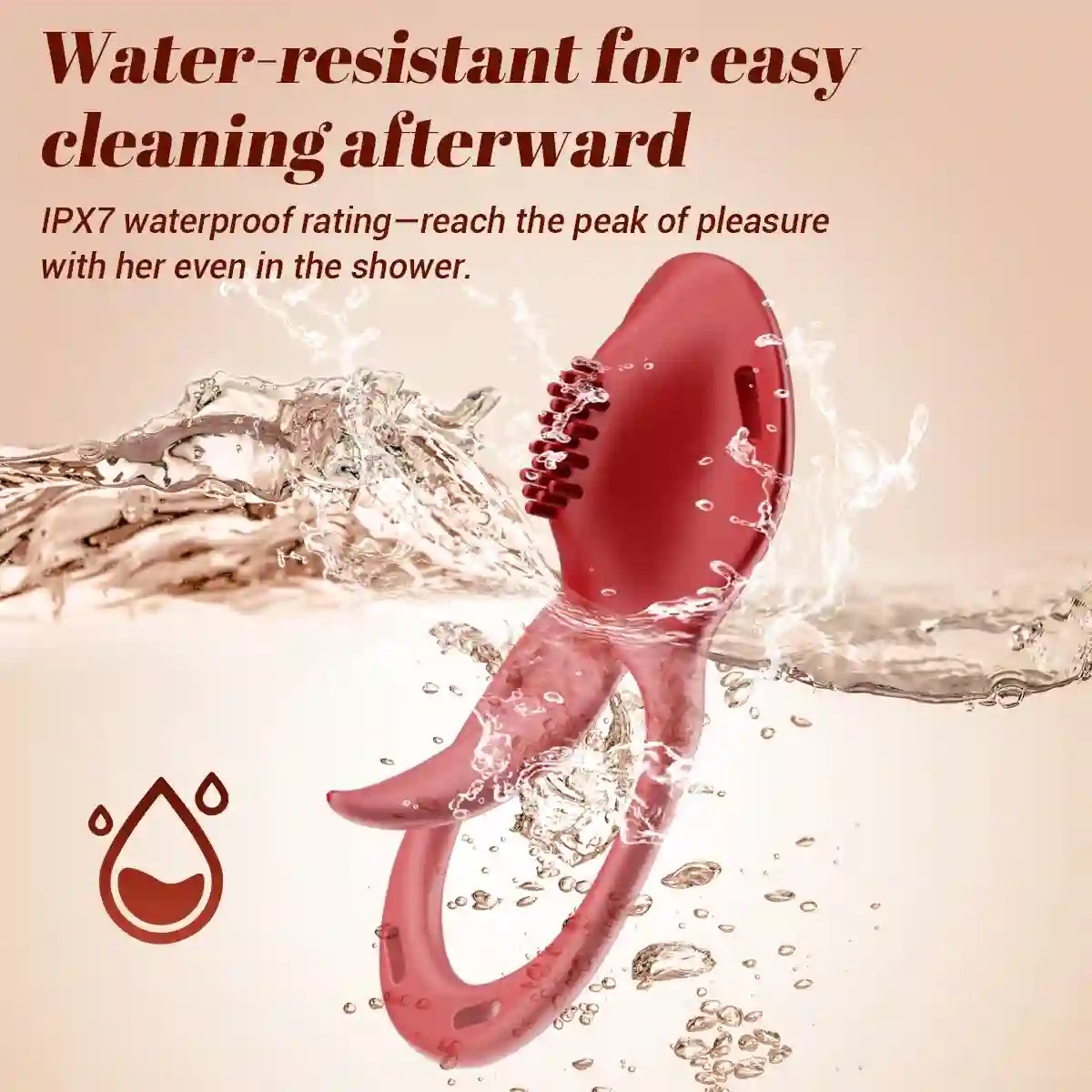 tongue vibrator with multiple vibration patterns