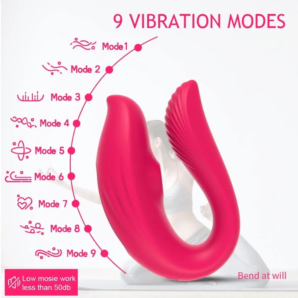 u shape vibrator for external stimulation