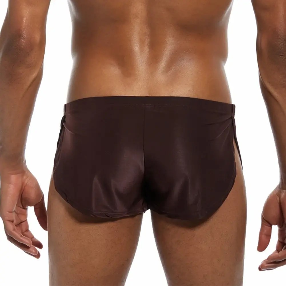 black polyester solid pattern underwear