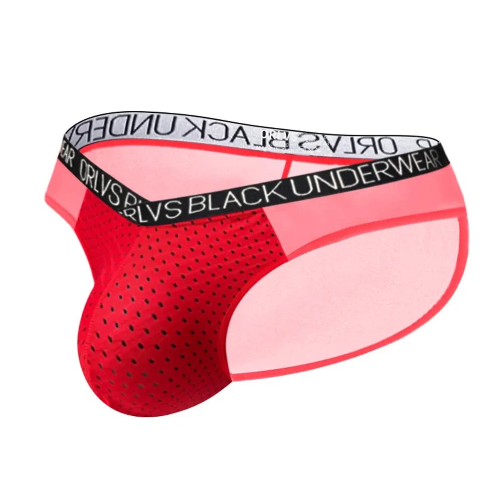 breathable solid pattern polyester briefs
