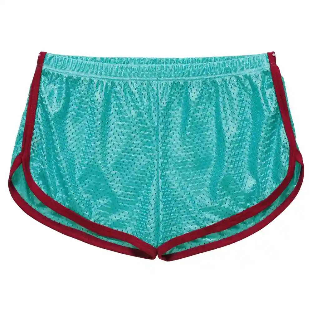 breathable solid pattern swim trunks