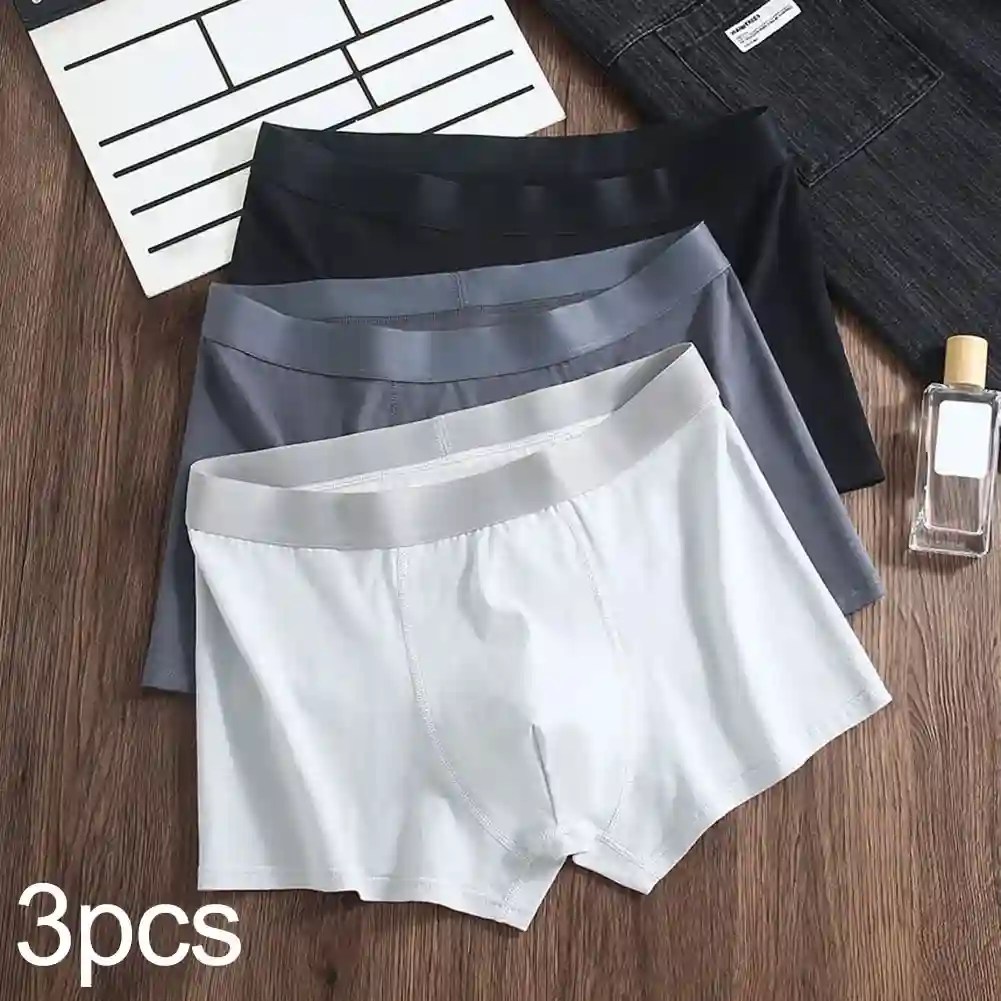 cotton boxer trunks solid color multipack