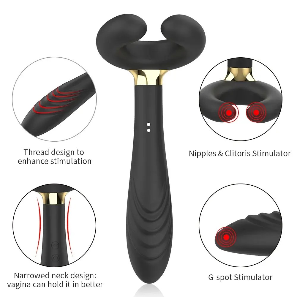 couples vibrator with multiple patterns