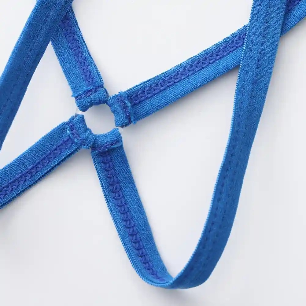Men's Thong - Hollow Out Erotic G-String (Polyamide/Spandex) 5 dark blue solid pattern g string