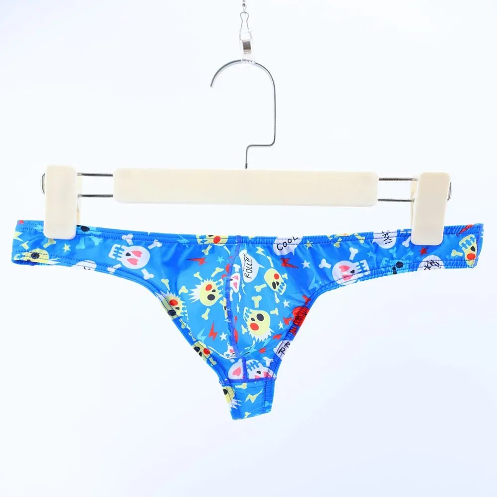 g string skull print polyester