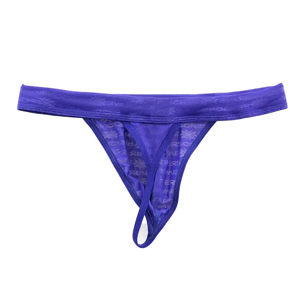 green solid g string for men