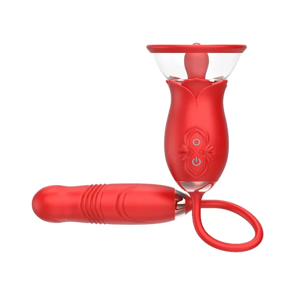 isensualflow com rose toy with thrusting function silicone