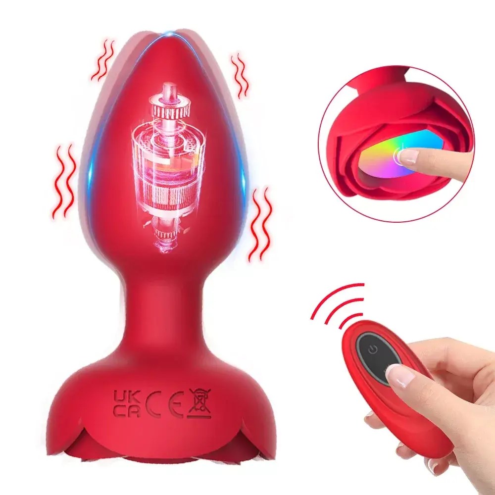 isensualflow com vibrating anal rose plug beginner friendly
