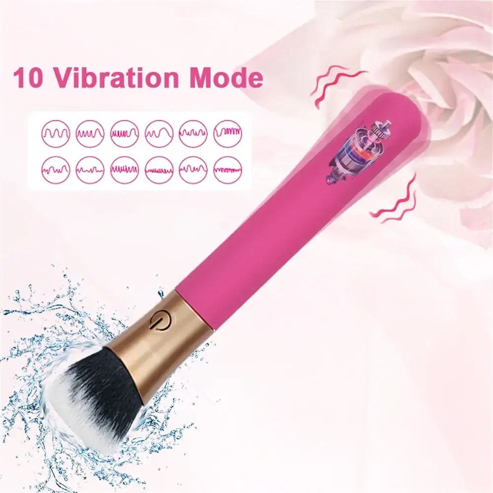 isensualflow com waterproof clit stimulator makeup brush
