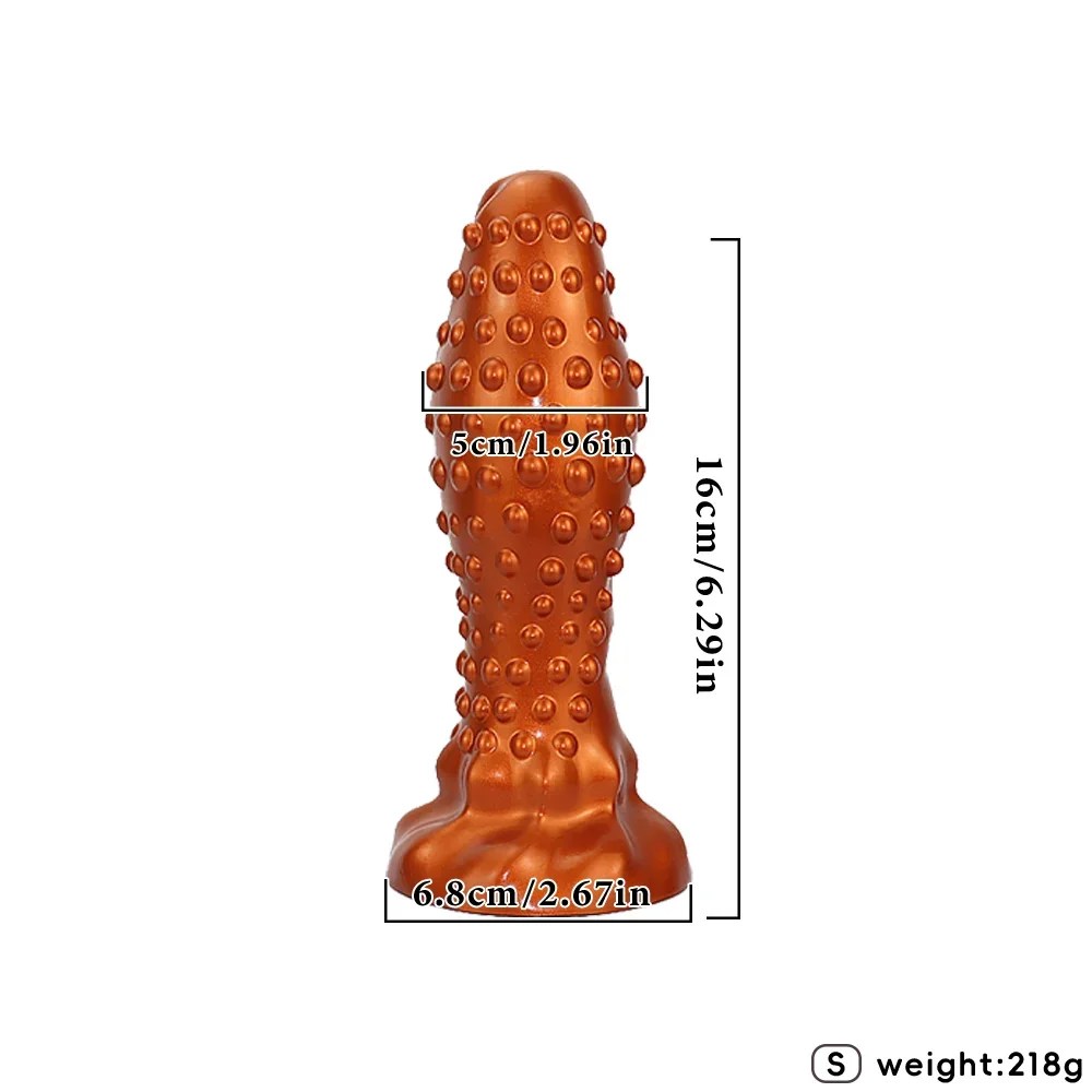 large size multicolor anal plug