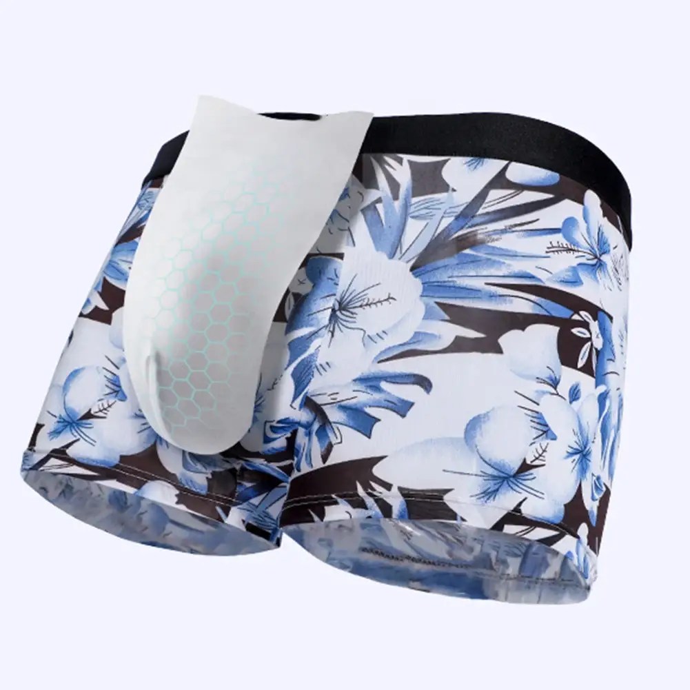 mens trunks with flower pattern
