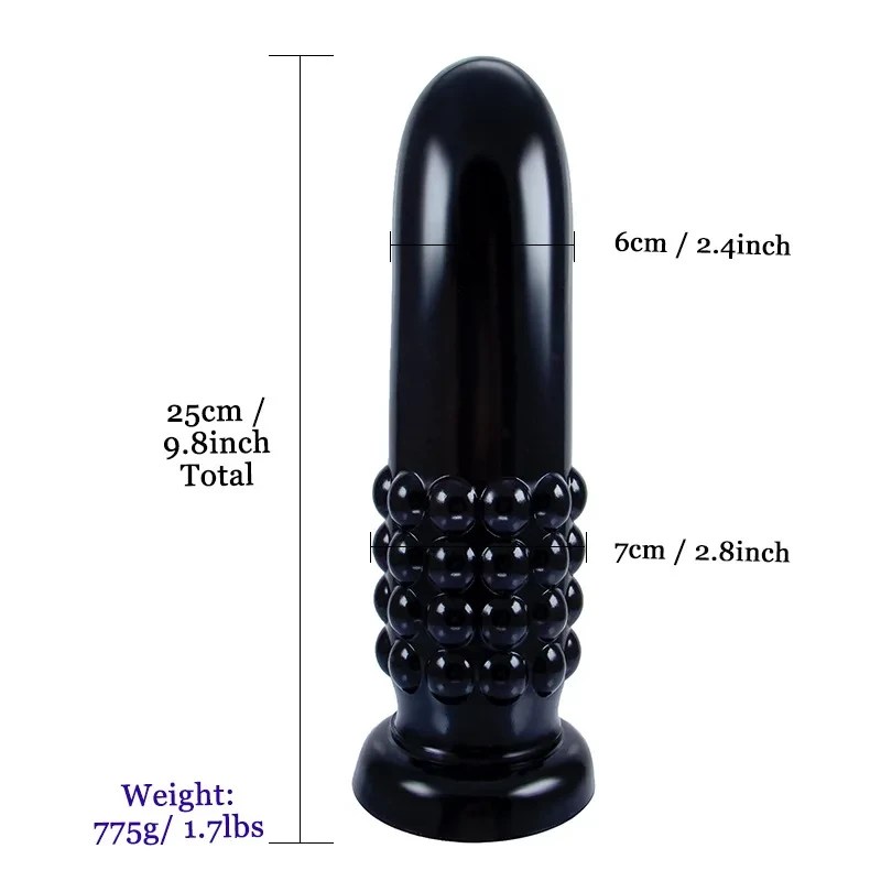 multicolor large plastic anal plug