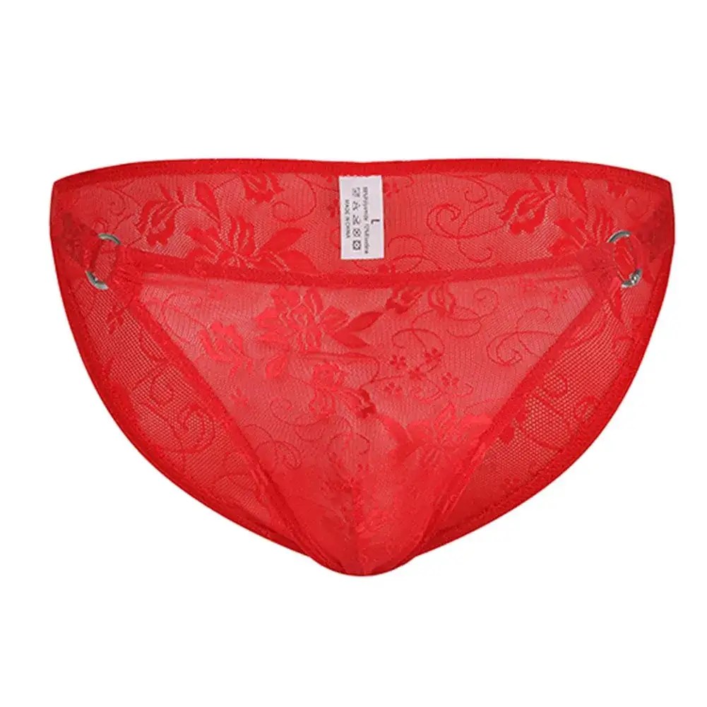 pink polyester thong butt plug